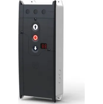 Garážová vrata TS 971 řídící jednotka pohonu GfA - řídící jednotka TS 971 pro průmyslový pohon, příkon 6,5VA (bez pohonu), ovládací napětí 24VAC, bezdrátové propojení s bezpečnostní lištou