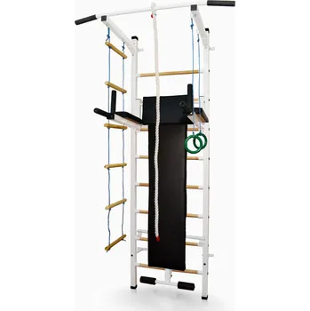 Žebřiny s příslušenstvím SPORTTEAM Maximus 230 x 66 cm, bílé