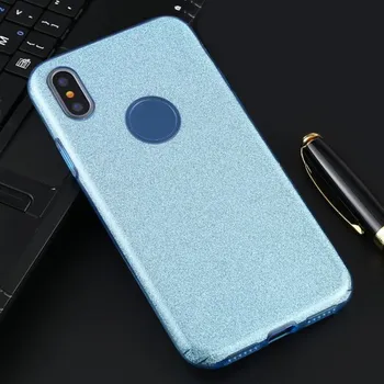 Pouzdro na mobilní telefon Třpytivý kryt pro iPhone XS Max - modrý