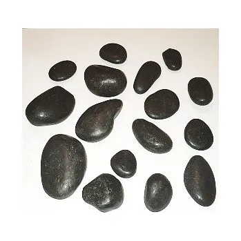 Dětské navlékací korálky Černé kameny pro malování na kameny 1kg