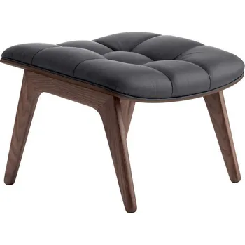 Otoman Norr11 Otoman Mammoth, dark smoked oak / Dunes Leather - Anthracite 21003