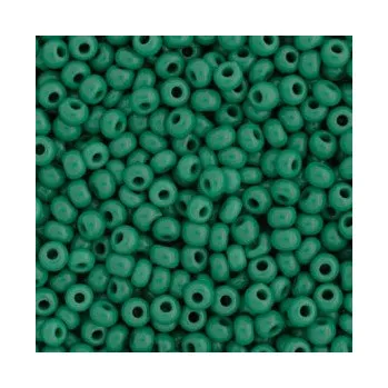 Dětské navlékací korálky Rokajl Preciosa 1. jakost 11/0 zelenomodrá č. 190