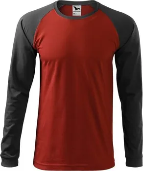 pánské tričko Malfini Street LS marlboro červená XL