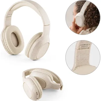 Bluetooth reproduktor STRICKER Skládací bezdrátová sluchátka FEYNMAN Barva: naturální