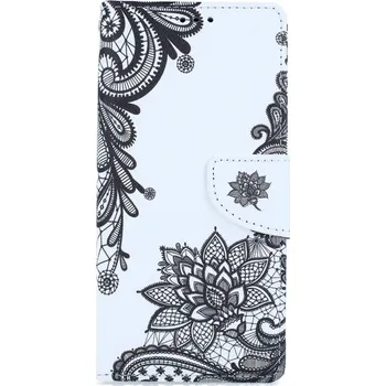 Pouzdro na mobilní telefon Pouzdro iPhone SE 2020 knížkové Vzor krajky (kryt neboli obal na iPhone SE 2020)