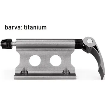 Držák na přední vidlici kola barva titanium, úchyt na kolo do auta
