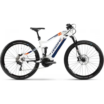 Haibike Sduro FullNine 5.0 500 Wh 29" bílé/oranžové/modré 2020 20,5" Elektrokolo Haibike Sduro FullNine 5.0 500 Wh 29" bílé/oranžové/modré 2020 20,5"