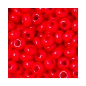 Dětské navlékací korálky Rokajl Preciosa 1. jakost 6/0 světle červené č. 130