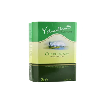 Víno Chardonnay 2018 bag 3 l (bílé suché víno)