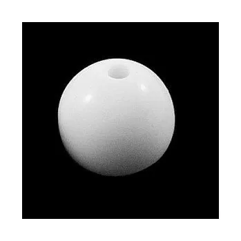Korálek Korálek plastový 10mm bílý