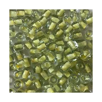 Dětské navlékací korálky Rokajl 6/0 krémový průtah