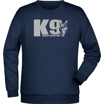Pánská mikina Mikina K9 Search and Rescue team - námořní modrá