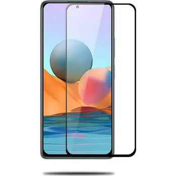 3x Picasee 3D tvrzené sklo s rámečkem pro Xiaomi Redmi Note 10 - černé - 2+1 zdarma