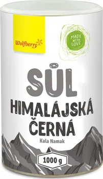 Kuchyňská sůl Wolfberry Himalájská sůl černá Kala Namak 1000 g