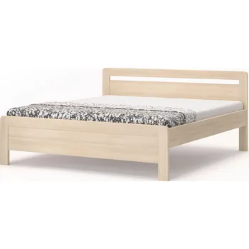 Postel BMB Postel Karlo Klasik oblá - imitace dřeva Dekor: Akát, Rozměr: 160 x 200 cm