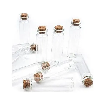 Lahvička s korkovou zátkou 75 x 20 mm