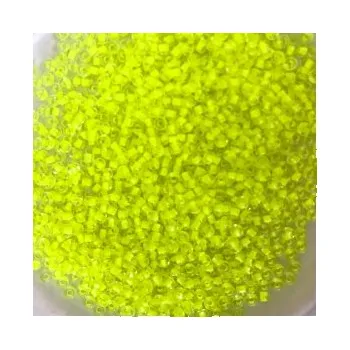 Dětské navlékací korálky Preciosa rokajl 11/0 neon žlutý průtah