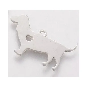 Přívěsek Přívěsek pes 25x15mm chirurgická ocel
