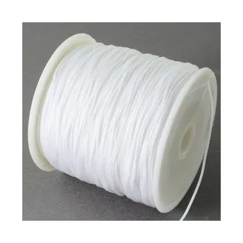 Korálek Nylonová šňůra bílá 0,5mm (5m)