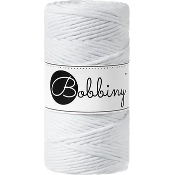 Bobbiny Macramé Cord 3 mm, bílá