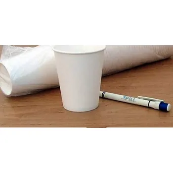 Jednorázové nádobí Kelímek 0,20l papír bílý 80mm c=50ks