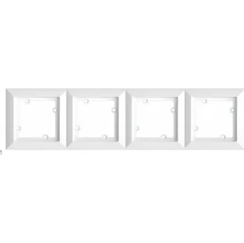 Stavebniny Timex Rámeček Opus premium bílý, čtyřnásobný