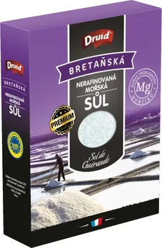 Kuchyňská sůl Druid Bretaňská nerafinovaná mořská sůl 500 g