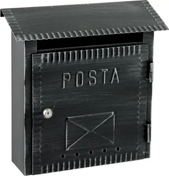 Poštovní schránka MP Kovani FB600T černá/stříbrná