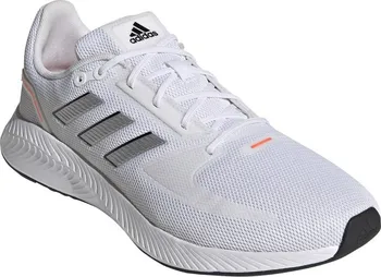Pánská běžecká obuv adidas Run Falcon 2.0 Cloud White/Silver Metallic/Solar Red