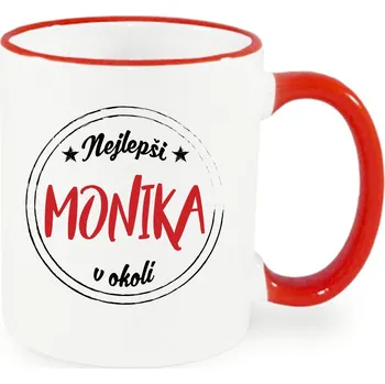 Hrnek - Nejlepší Monika v okolí Barva: Červená
