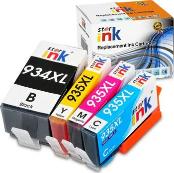Počítač Starink kompatibilní cartridge HP 934XL + HP 935XL, HP X4E14AE (Multipack CMYK)