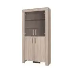 JUREK Vitrína Cezar CZ3 dub sonoma