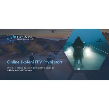 RC vybavení Dárkový poukaz na online školení První start s FPV dronem