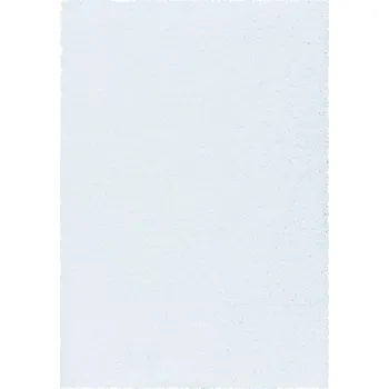 Koberec Kusový koberec Sydney shaggy 3000 white - Kruh průměr 160 cm
