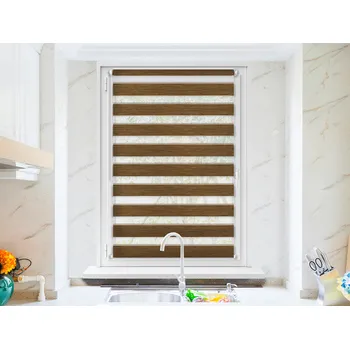 Roleta FEXI Zatemňovací Roleta Den a noc, Nature dub, A 011 v POLO kazetě, 150x30 cm