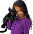 Plyšová hračka Folkmanis Puppets Černá kočka na ruku 52 cm