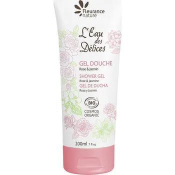 Sprchový gel FLEURANCE NATURE Sprchový gel l'Eau des Délices Rose Jasmin 200ml