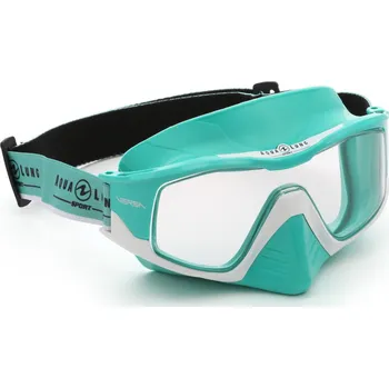Potápěčská maska Maska Aqualung Versa čirý zorník Barva: tyrkysová/bílá