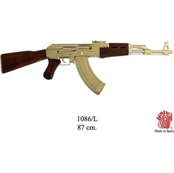 Replika zbraně Denix | Útočná Puška AK47 - Zlatá
