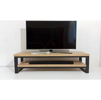 Televizní stolek MAJADESIGN Televizní stolek ECHT - dekor dle výběru Síla desky stolu: 18 mm, Velikost stolu: 400 x 1500, Dekor / Barva: Jednobarevné lamino