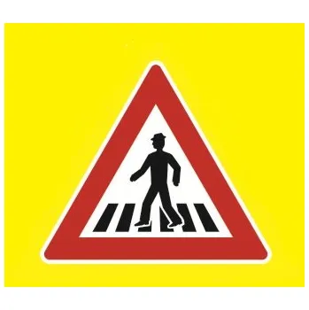 Dopravní značka Dopravní Značka A11 zvýrazněná Pozor, přechod pro chodce