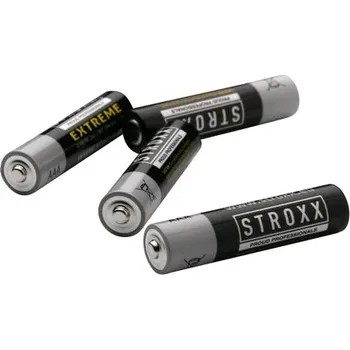 Článková baterie Alkalické baterie AAA - LR03 STROXX - 4 ks v blistru