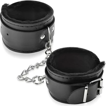KOŽENÁ POUTA S KOŽEŠINKOU SILNÉ OKOVY PRO PRAKTIKY BDSM POUTA NA RUCE