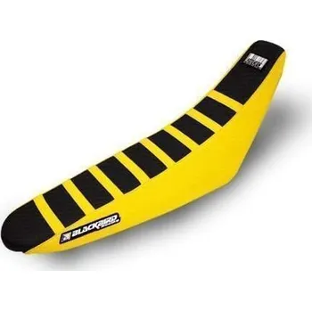 Moto sedlo BLACKBIRD potah sedadla SUZUKI RM 125/250 01-14 (17) ZEBRA barva černá/žlutá