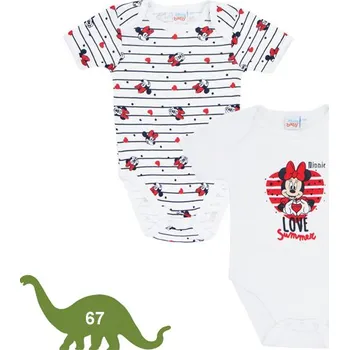 Kojenecký body Kojenecké body Minnie Mouse - 2 kusy, velikost 67
