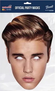Karnevalová maska Maskarade Papírová maska Justin Bieber