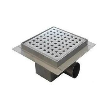 Odvodňovací žlab BIELBET Koupelnová podlahová vpusť nerezová s roštem Pixel 150 mm