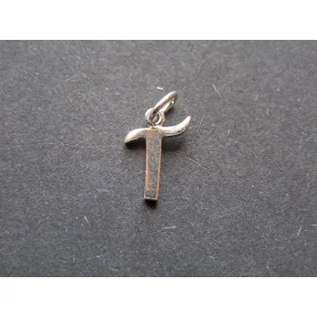 Přívěsek Stříbrný přívěsek - písmenko T