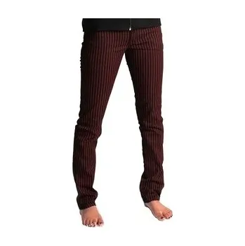 Dámské kalhoty Proužkaté kalhoty unisex úzké