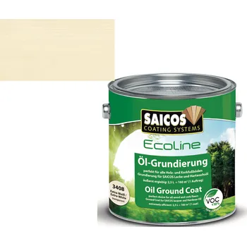Olej na dřevo SAICOS ECOLINE ZÁKLADOVÝ OLEJ 3410 bezbarvý; 2,5L + dárek k objednávce nad 1000Kč